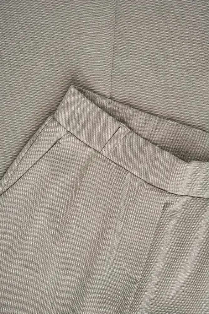Piqué geweven broek