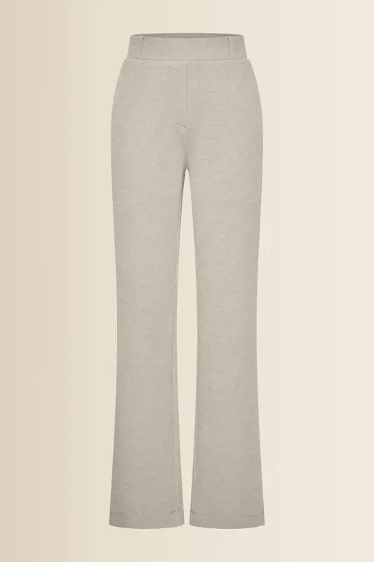 Piqué geweven broek