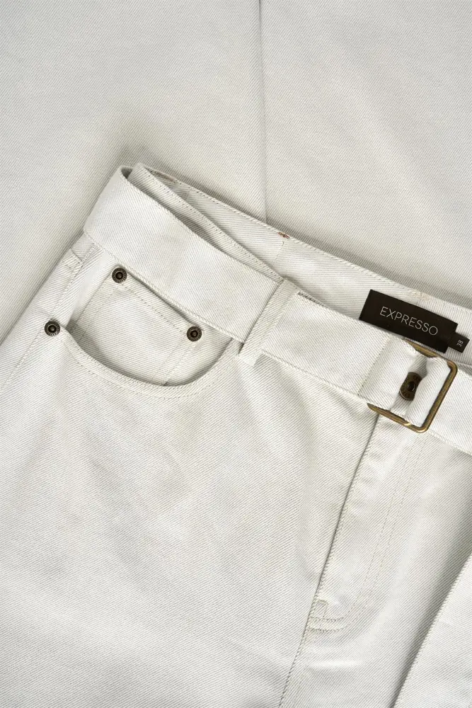 Barrel jeans met riem