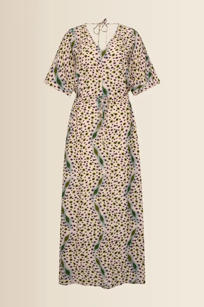 Midi-jurk met print