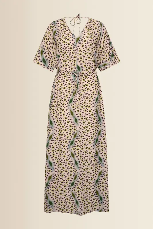 Midi-jurk met print