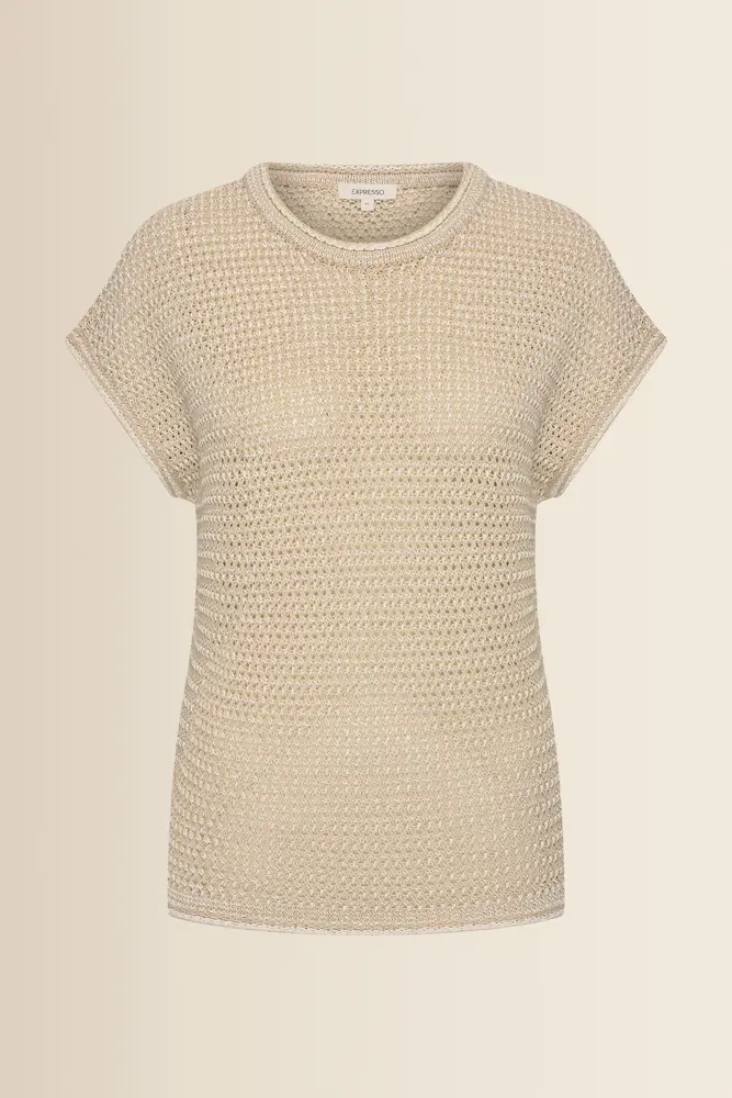 Opengebreide top