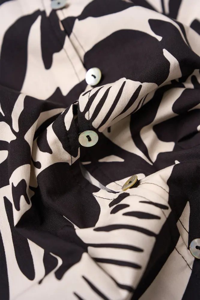 Mouwloze top met print