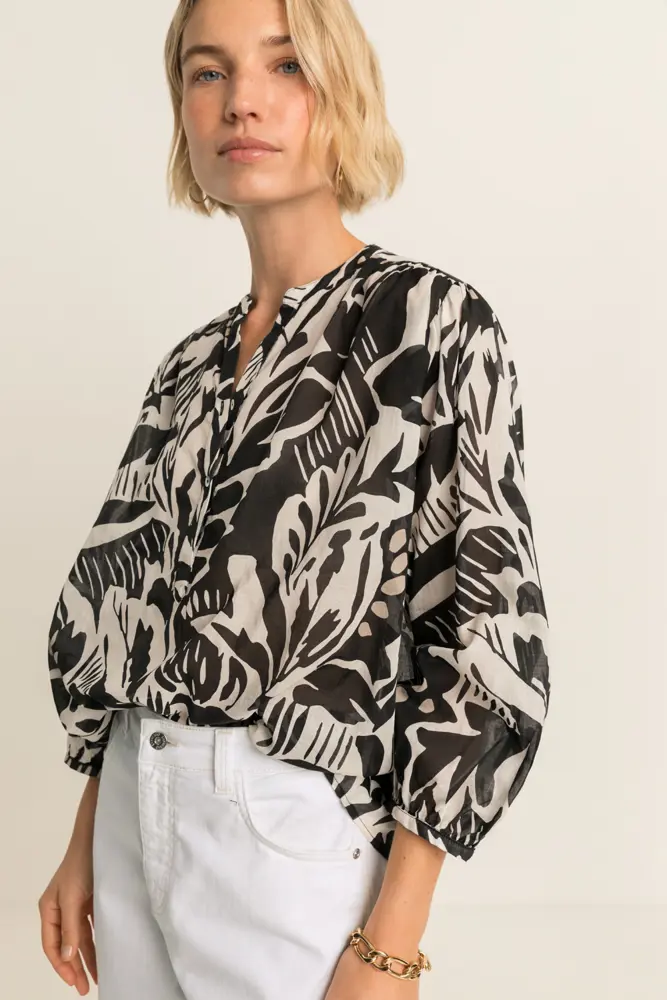Blouse met print