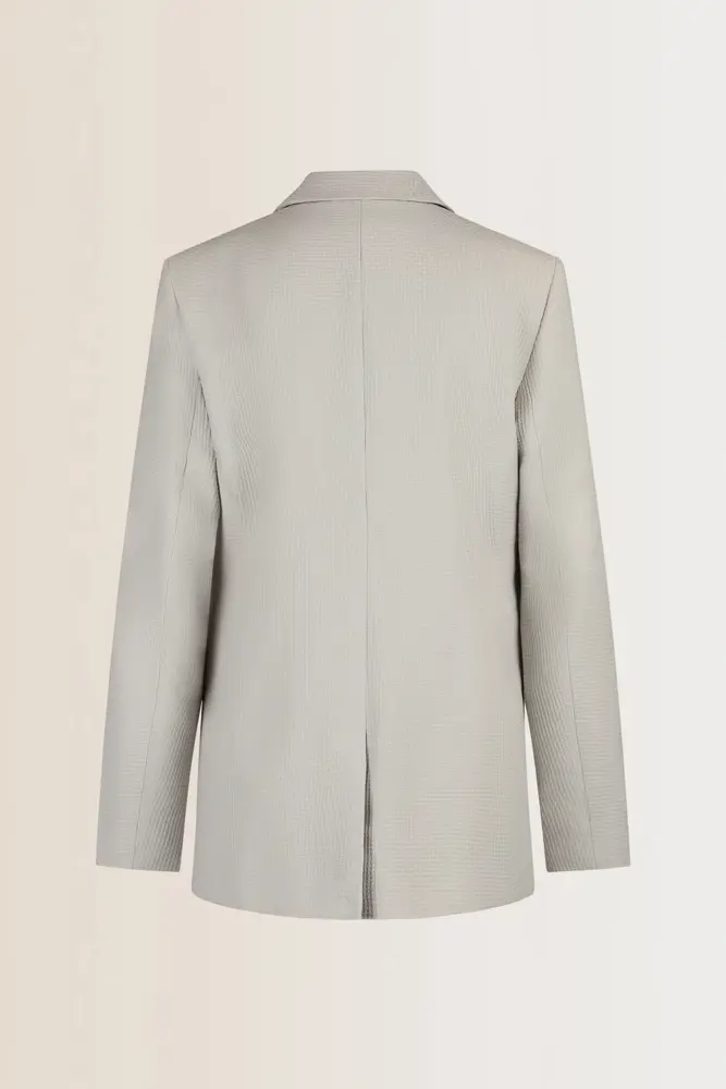 Blazer met wafelstructuur