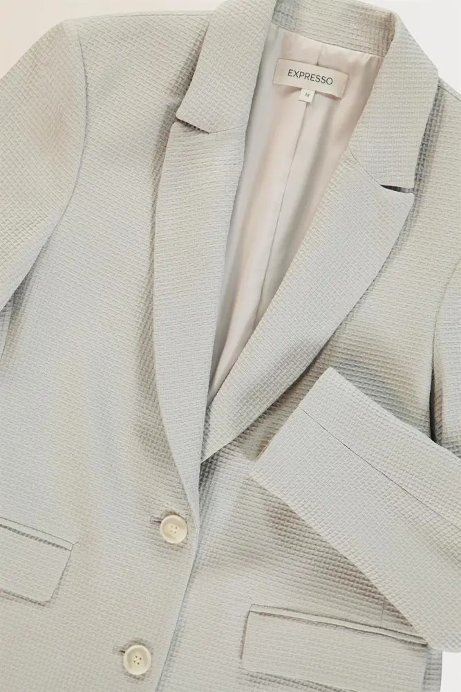 Blazer met wafelstructuur