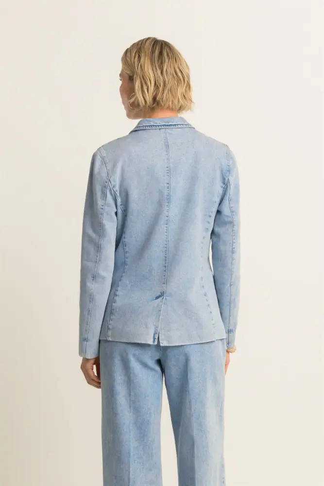 Denim blazer