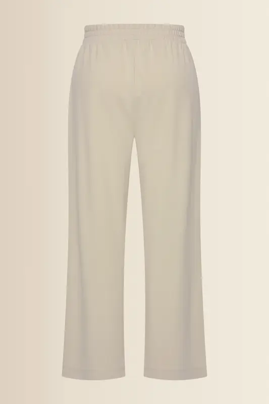 Wijde jersey broek