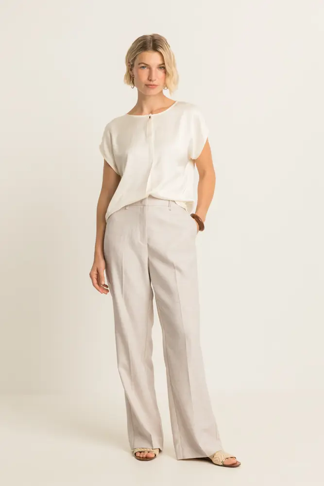Wide leg broek