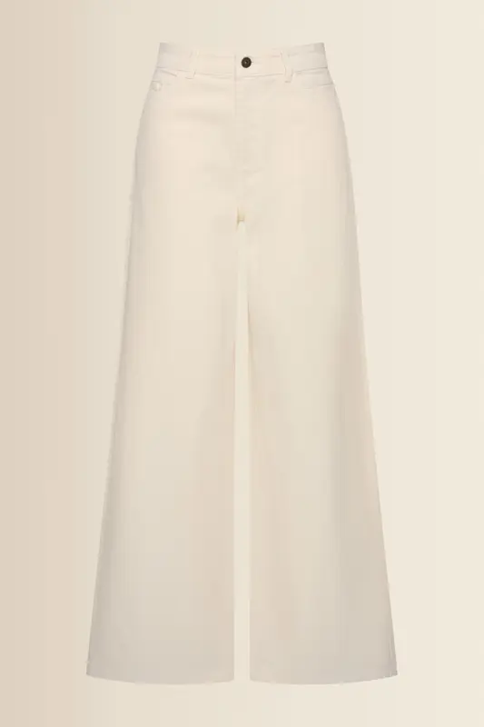 Wide leg broek