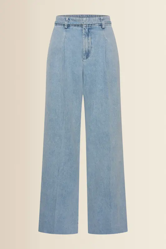 Soepelvallende denim