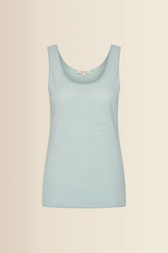 Fijngebreid singlet
