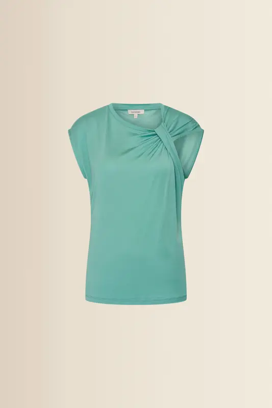 Top met plooidetail