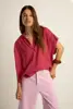 Mouwloze katoenen blouse