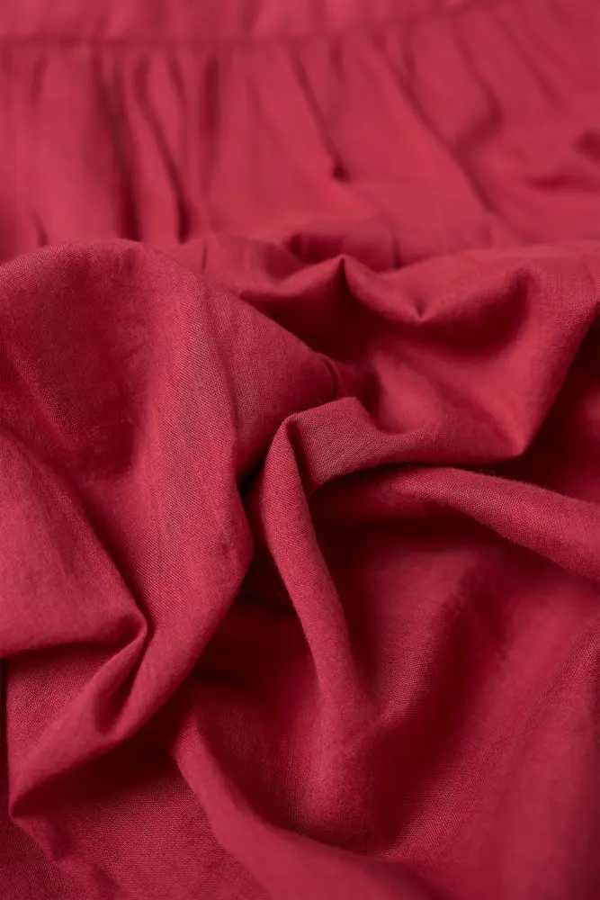 Mouwloze katoenen blouse