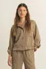 Soepelvallend blouse jasje