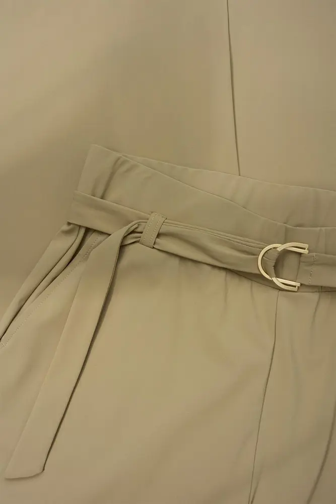 Travelbroek met ceintuur