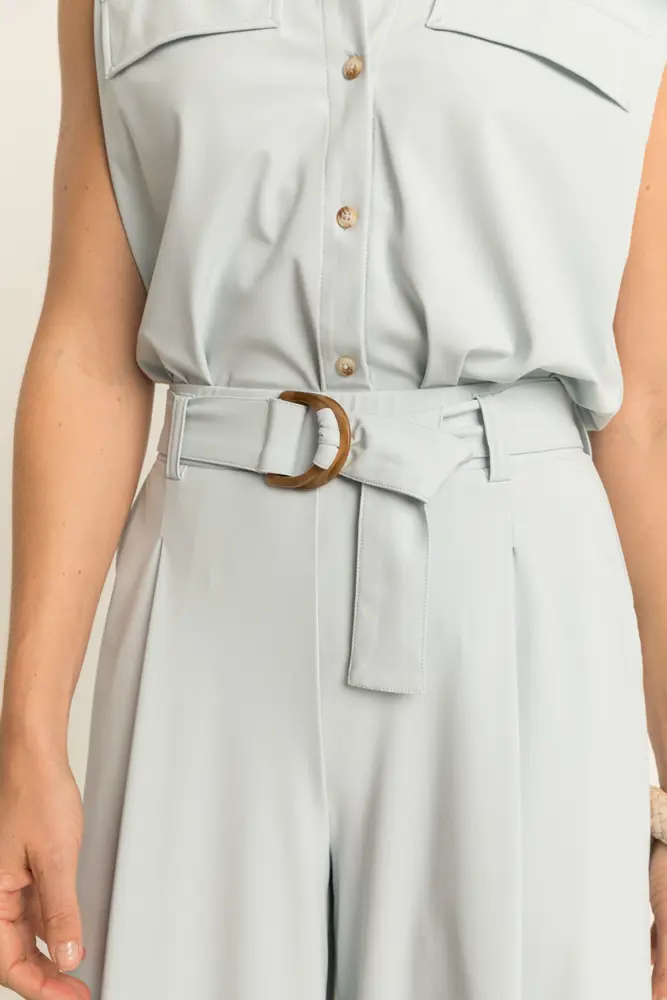 Travelbroek met ceintuur