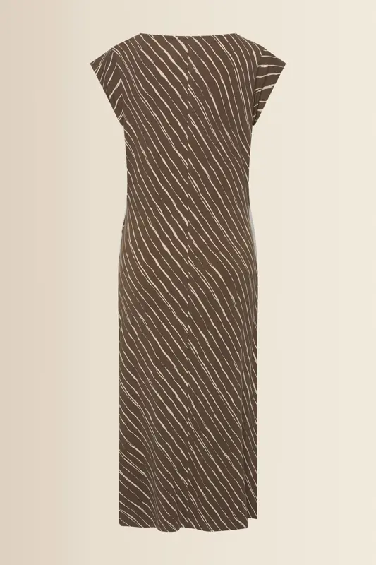 Midi-jurk met print