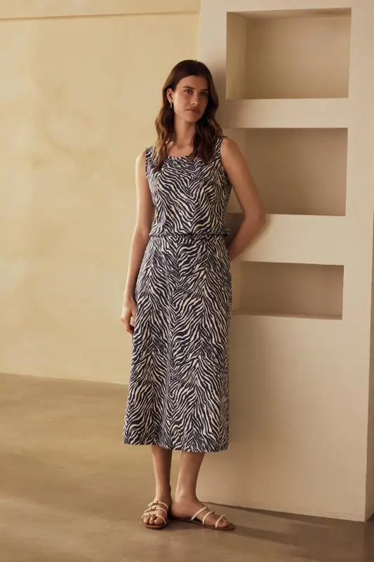 Travel rok met print