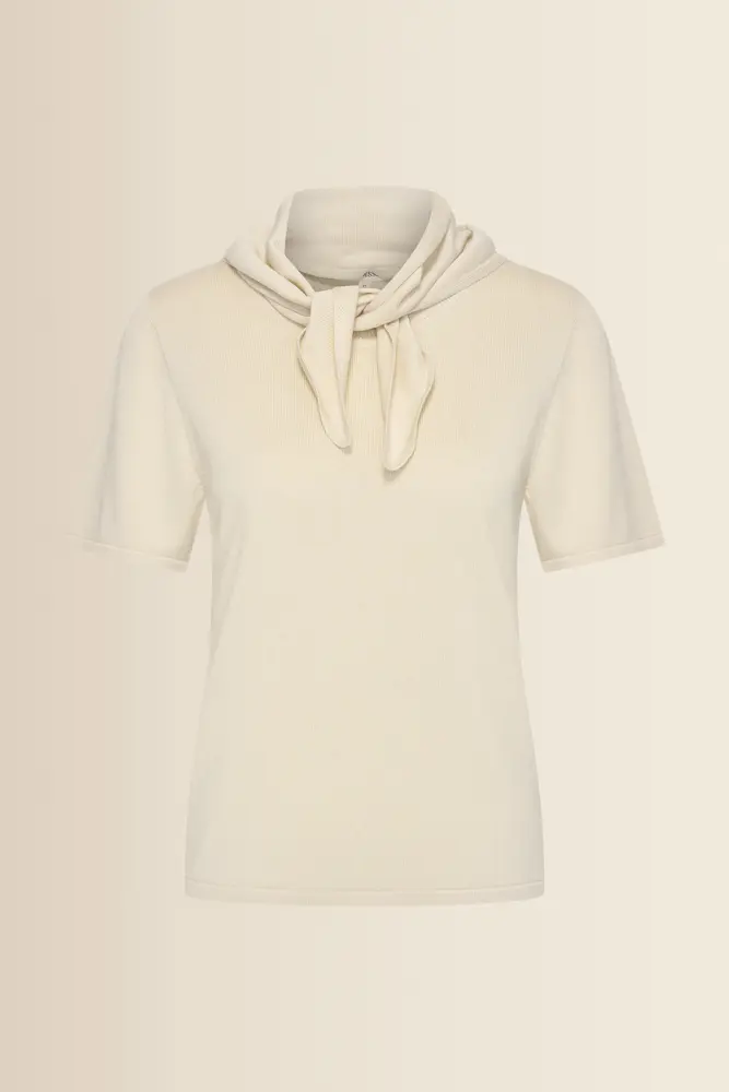 Pullover met sjaal