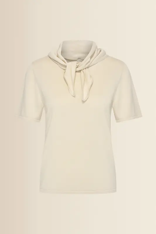 Pullover met sjaal