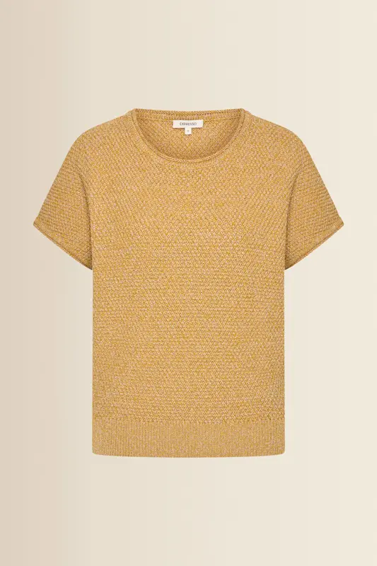 Pullover met metallic structuur
