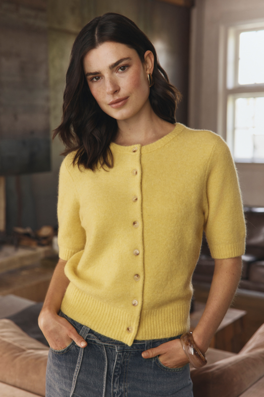 Cardigan met korte mouwen