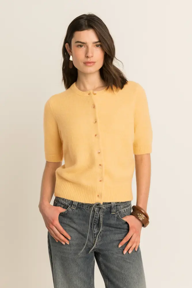 Cardigan met korte mouwen