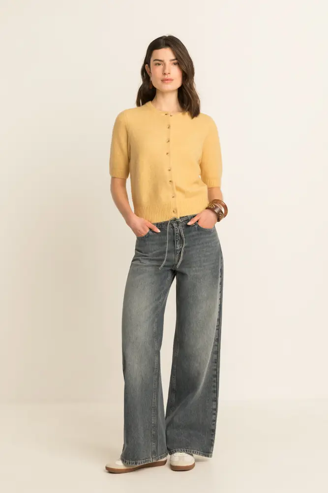 Cardigan met korte mouwen