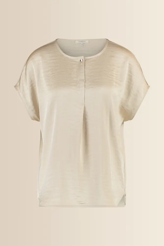 Blouse met knoopdetail