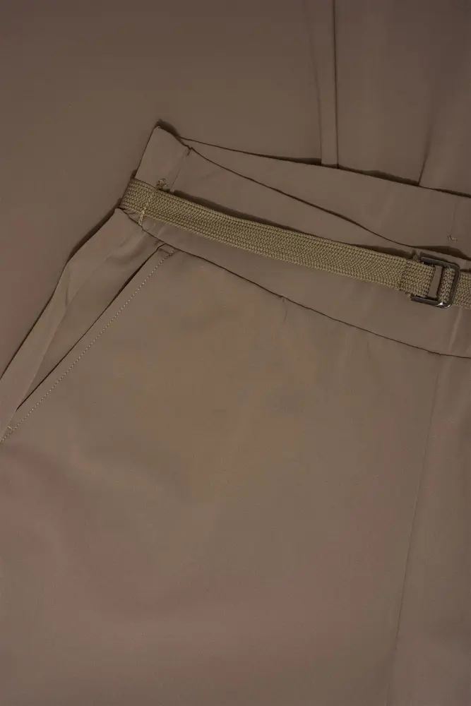 Travelbroek met wijde pijpen