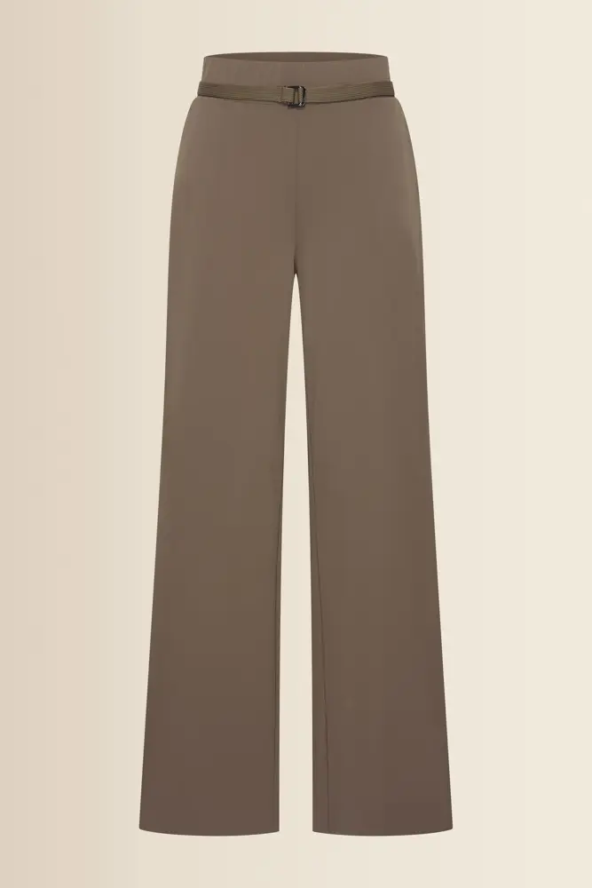 Travelbroek met wijde pijpen