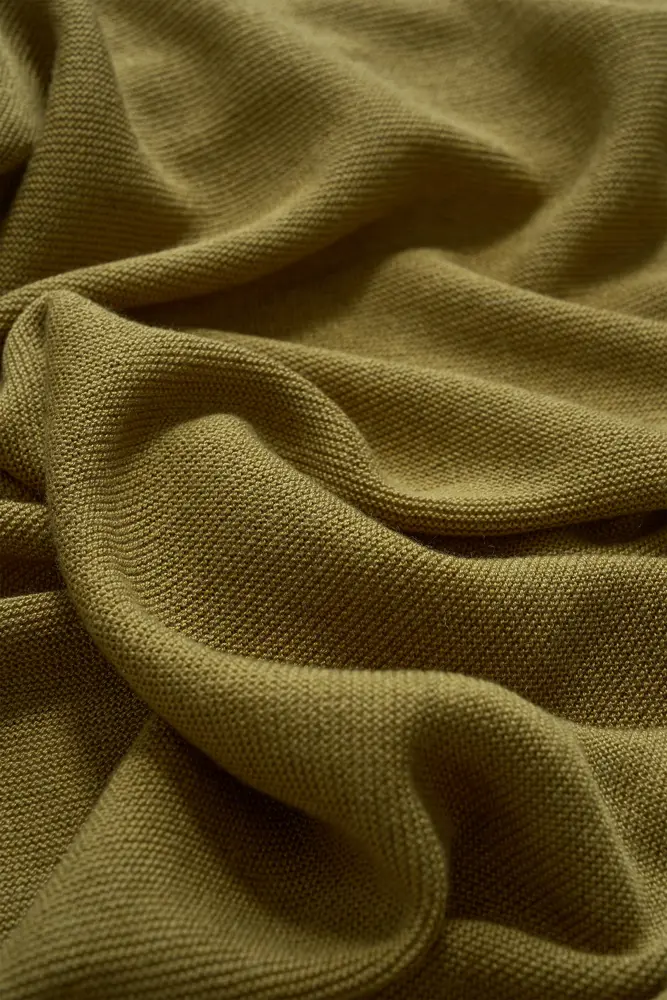 Lang fijngebreid vest