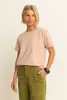 T-shirt met borstlogo