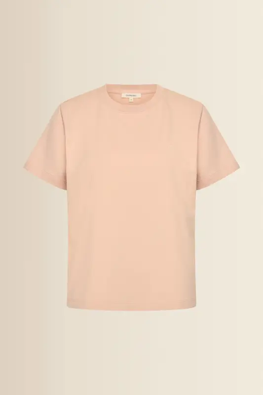 T-shirt met borstlogo