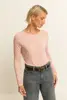 Jersey top met lange mouwen