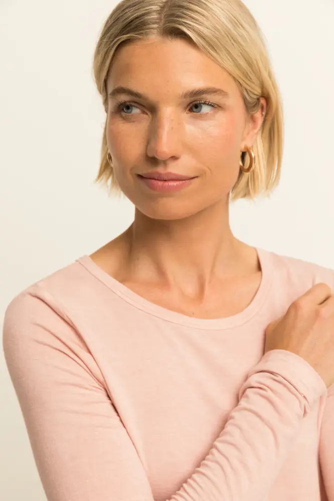 Jersey top met lange mouwen