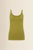 Jersey singlet met ronde hals