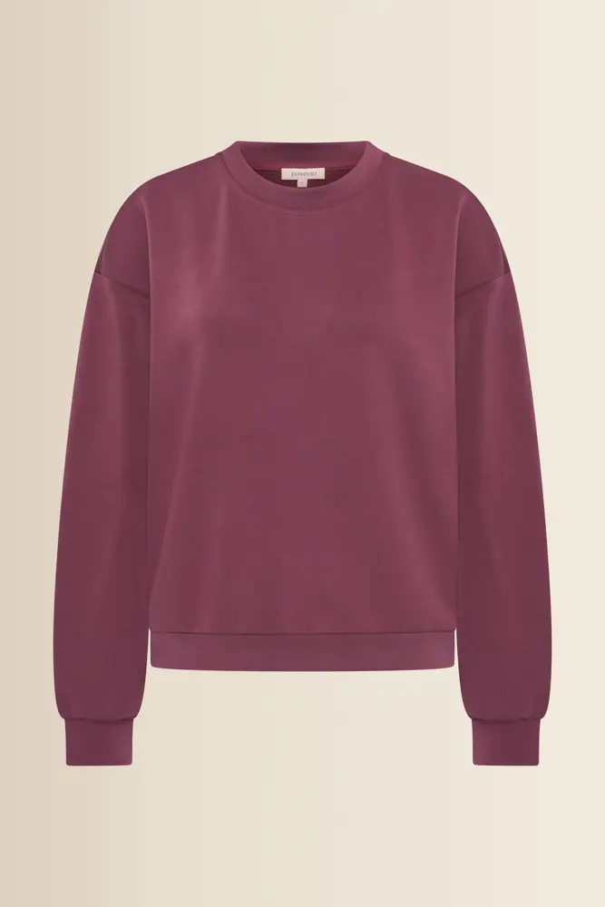 Relaxed sweater met ronde hals