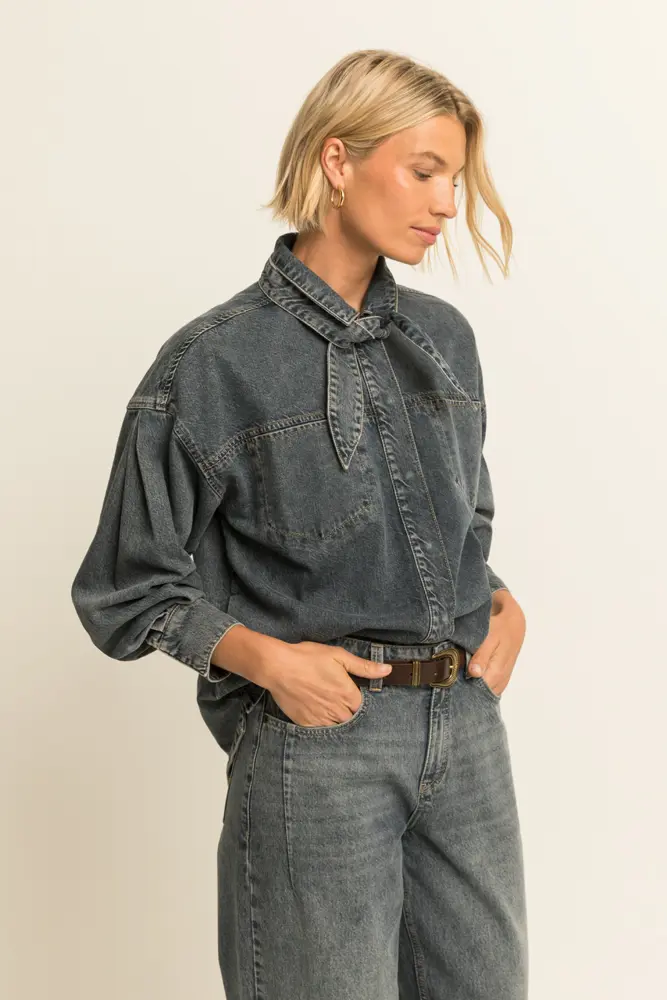 Denim overshirt