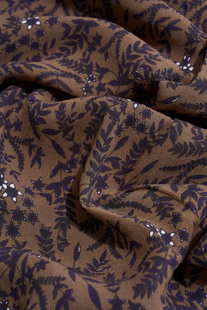 Blouse met botanische print