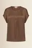 Blouse met knoopdetail