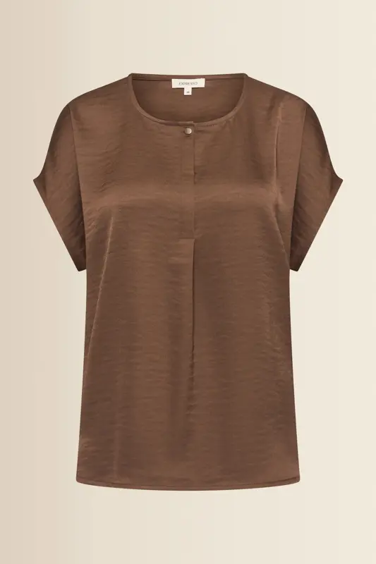 Blouse met knoopdetail