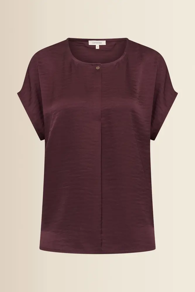 Blouse met knoopdetail