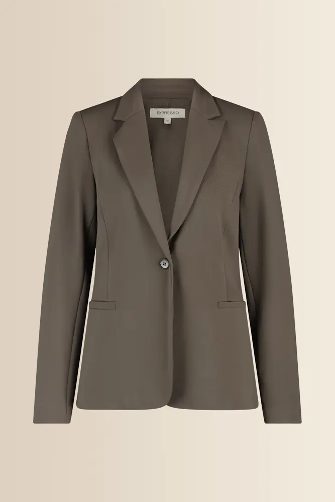 Getailleerde blazer met reverskraag