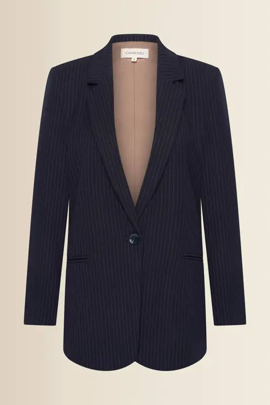 Blazer met krijtstreep