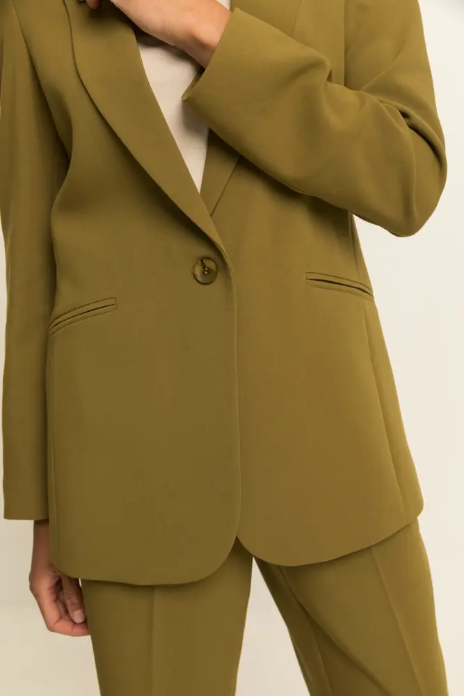 Getailleerde blazer met reverskraag