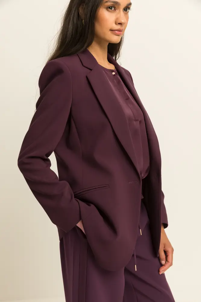 Getailleerde blazer met reverskraag