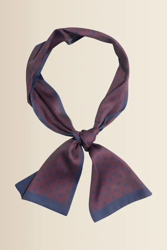 Shawl met stipdessin